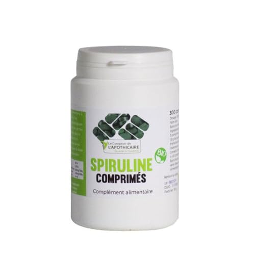 Spiruline Bio 500mg 300 comprimés Le Comptoir de l'Apothicaire