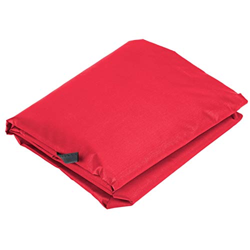 Cojín para columpio de 3 plazas impermeable rojo para terraza 8