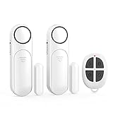 【Tür/ Fenster Alarm sensor】 Der Türalarm & fenster alarm sensor funktioniert über einen magnetischen Kontakt zwischen Alarmgeber und Magnet. Sobald diese sich mehr als 1cm voneinander entfernen (z.B. durch Öffnen eines Fensters) ertönt der Alarm. Mit seiner lauten Sirene, die einen Schalldruck von 120dB erzeugt, wird der Beobachtungsdruck potenzieller Täter effektiv erhöht. Sie können den Alarm anhand des seitlich angebrachten ON/OFF - Schalters manuell An- und Ausschalten!