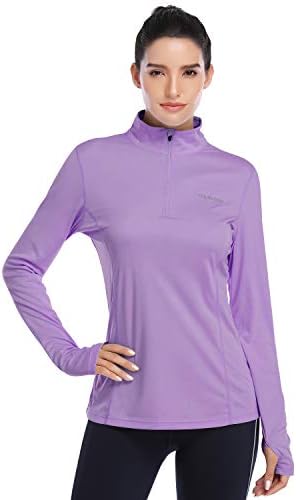 HISKYWIN Womens UPF 50+ Sun Protection Tops Long