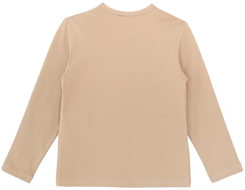 Image of Lilax Girls' Basic Long Sleeve Round Neck Cotton T-Shirt