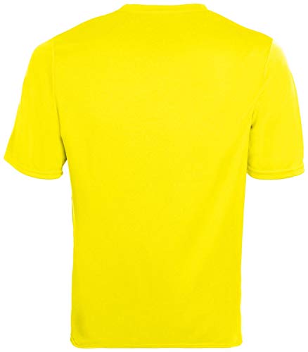 Augusta Sportswear Meninos 1621, Amarelo elétrico/preto, XP