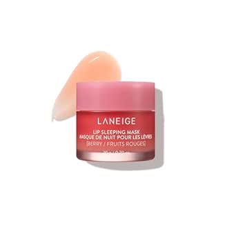LANEIGE Lip Sleeping Mask: Nourish, Hydrate, Vitamin C, Murumuru &amp; Shea Butter, Antioxidants, Flaky, Dry Lips