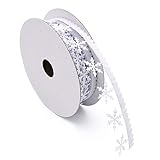 【Feliz Navidad impresa】 Las cintas están impresas con palabras de Feliz Navidad y algunos otros patrones de elementos navideños, agregan un toque de elegancia a los paquetes o proyectos de decoración, buenos para crear un ambiente festivo.