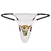 Zakqeik Women's Low Rise Micro T-Back Florida State Flag Thong,Fashion Ladies Underwear Panties for Women Girls S