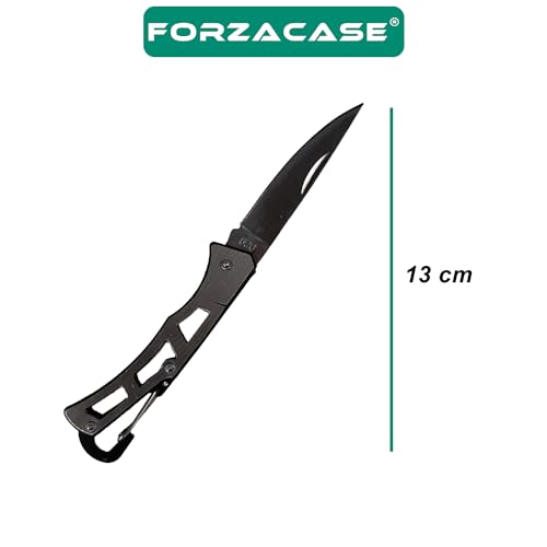 Forzacase Paslanmaz Çelik Ultra Keskin Outdoor Avcılık Kamp Çakısı Kamp Mutfak Bıçağı - FC340