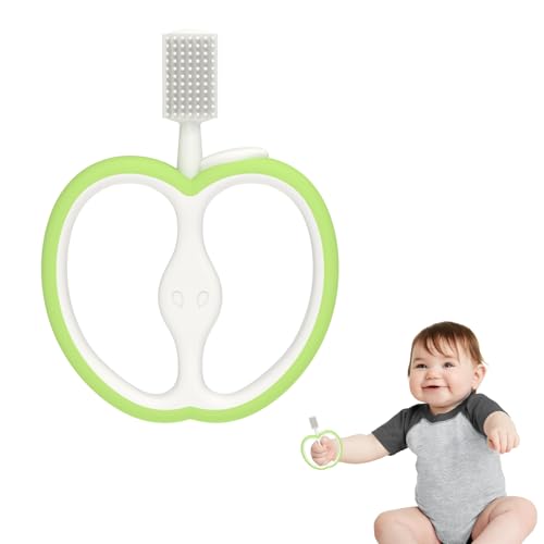Image of ToiyBosm Baby Teething Toys, Teethers for Babies 3 Months +, Baby Teether for Teething Relief(Apple Shaped)
