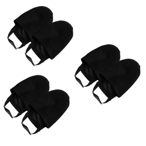 BESPORTBLE 5pairs Bowling Shoe Sliders Elastic Band Indoor Shoe Covers for Smooth Sliding and Enhanced Comfort Bowling Accessories for Casual and Professional Players