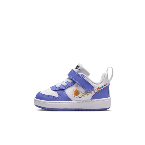 Nike Court Borough Low FL TD : baskets garçon faciles à enfiler et nettoyer