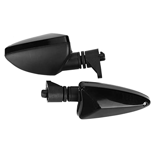 Luz de giro de motocicleta LAPOOH pack de 2 lámparas intermitentes negras de alta fiabilidad