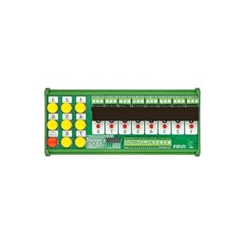 8-Channel Multifunctional Bistable Relay Module DIN Rail Mounting ...