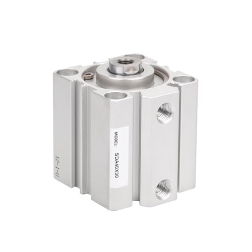 Cilindro neumático compacto SDA50 con carrera ajustable para automatización precisa 2