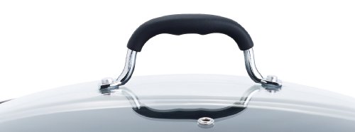 T-fal 2100086382 E93897 Dishwasher Safe Cookware Fry Pan with Lid, Aluminum, Black Main Image