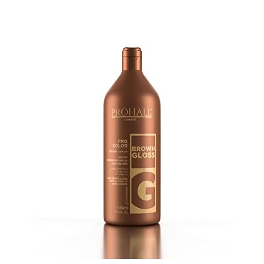 Prohall Cosmetic Pro Color - Máscara Brown Gloss Efeito Morena Iluminada 500Ml