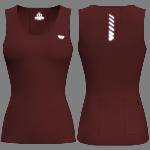 Image of Wulibike Sleeveless Cycling Jersey Women Running Shirts Vest bike top Summer Biking tank Basic Top With Pockets