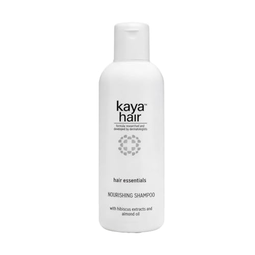 Image of Kaya Hair Nourishing Shampoo, 200ml Contains Hibiscus Extracts & Almond Oil, Reduces Hair Breakage, Softer Hair