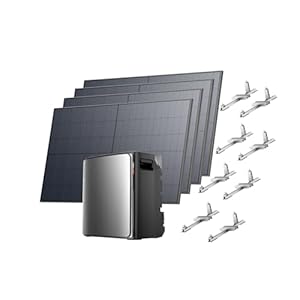 ECOFLOW STREAM Ultra X Balkonkraftwerk mit Speicher 2080W, 3,84kWh Speicher für Balkonkraftwerk, Komplettset mit 4x 520W Solarpanel und Halterung für Garten und Flachdach, 23 kWh Kapazität, Plug&Play 16 31BCdS2YkTL. SL500 . SS300