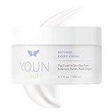 YOUN Beauty Retinol Body Creme by Dr. Anthony Youn | Firming & Hydrating Retinol Lotion for Body with Vitamin E, B5, Shea Butter, Sunflower & Coconut Oil | Smooths, Moisturizes & Renews Skin Texture