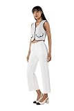 Nina Carter Q1850 damskie spodnie jeansowe Flared Cropped 3/8 dżinsy