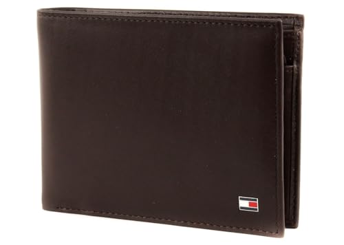 Tommy Hilfiger Herren Geldbeutel Eton mit Münzfach, Braun (Brown), Einheitsgröße