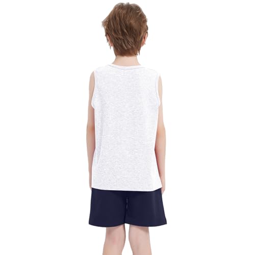 Image of 4 Pack Boys Toddler French Terry Cotton Shorts with Drawstring for Kids