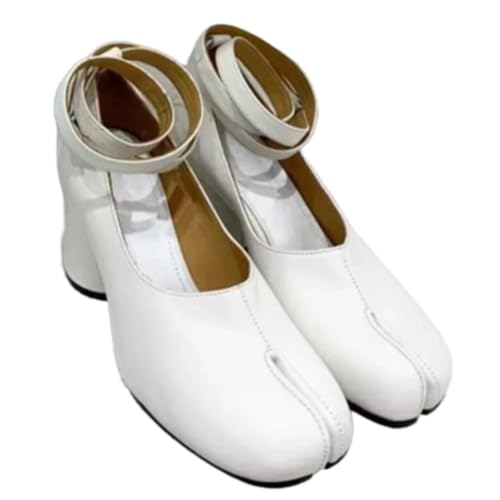 LokoLucx Tabi Shoes for Women Split Toe Wide Width Thick