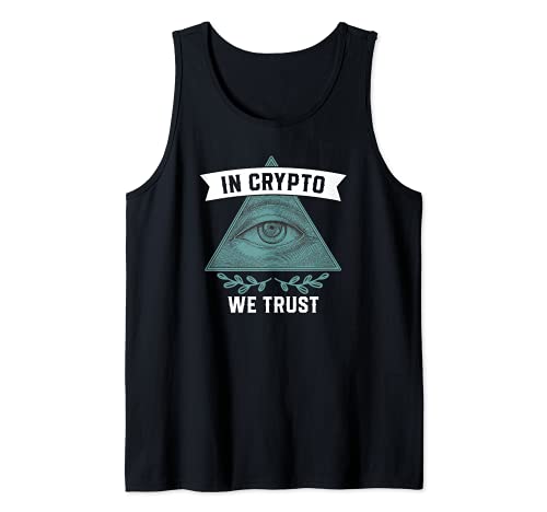 In Crypto We Trust Bitcoin Camiseta sin Mangas
