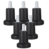 Patas Fijas para Silla de Escritorio 6 Piezas de Plástico y Metal
