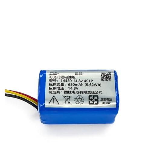14430 14.8v 4S1P 650mAh 9.62Wh Robot Nettoyeur De Vitres Batterie Au Lithium Rechargeable Accessoires For Aspirateur Accessoires For Balayeuse