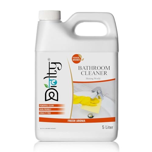 Image of Diolty 5L Bathroom Cleaner - Kills 99.9% Germs, Limescale Remover, Hand-Safe, Fresh Scent, Made in India