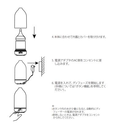 Amazon.co.jp: doTERRA[ドテラ] ラルツディフューザー LALUZ 超音波式