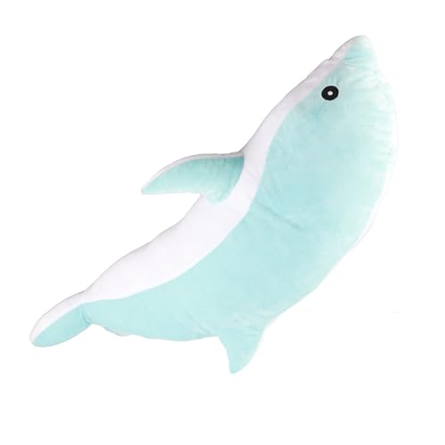 Peluche dauphin rose de 30 cm en texture douce pour s'endormir - 6