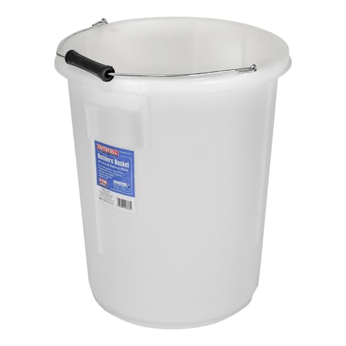 Faithfull FAI5GBUCKET - Cubo (25 L), color blanco