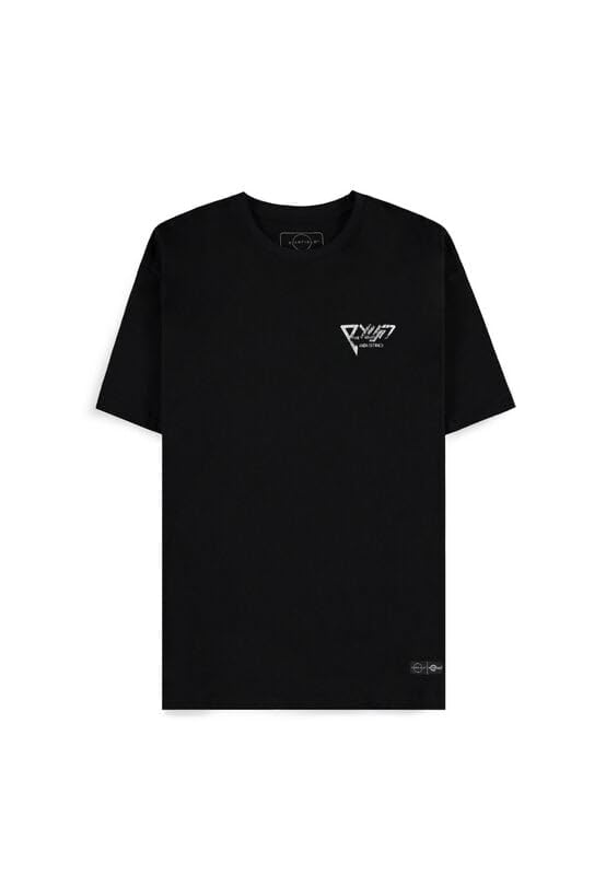 T-Shirt Manches Courtes Noir Starfield : Fini les Hauts qui se Déforment