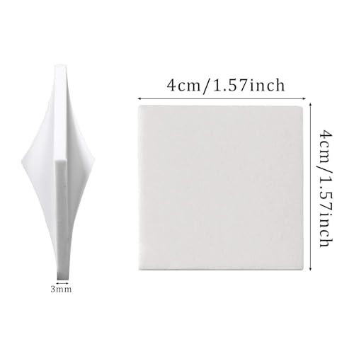 UPINS 60 Pack Double Sided Foam Tape Square Self-Adhesive Foam Tape Black Strong Sticky Pads for DIY Art Crafts Supplies