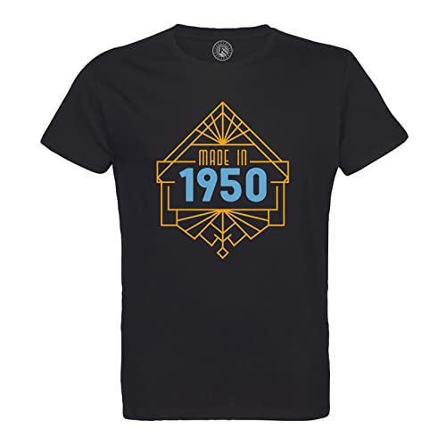 T-shirt homme coton bio personnalisé au style Art Déco élégant pour les passionnés des années 30