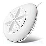 【Économie d'énergie et pratique】 La machine à laver turbo portable peut économiser un tiers de l'eau, ce qui est plus économe en énergie et en eau que les machines à laver domestiques ordinaires. Il est plus petit, prend moins de place, est facile à ranger et fait moins de bruit.