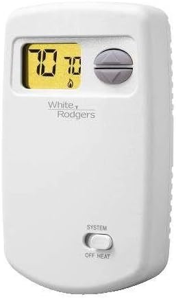 Non-Programmable Thermostat, 24 Volt or Millivolt system, Vertical