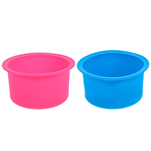 SEWACC Revestimiento De Olla De Cera De Silicona 2 Uds. Depilación Olla De Cera Máquina Calentadora De Cera Accesorio para Brazo Pierna Y Cuerpo Cover