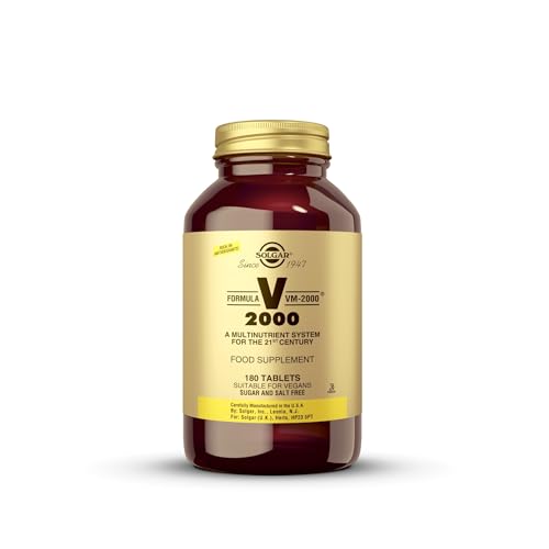 Solgar Formula VM-2000 Tablets - 180 tablets - Multivitamin and M...