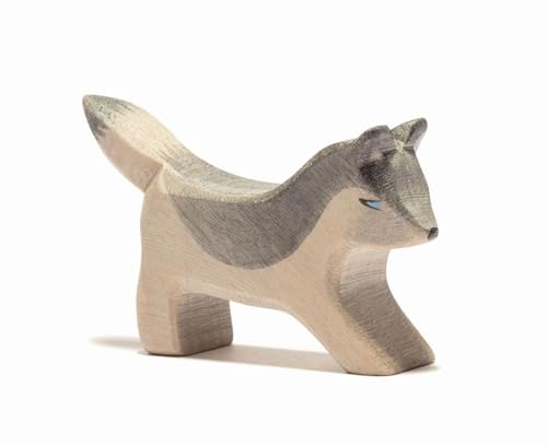 Ostheimer 15215 Wolf Playing Small Wooden Height 5 cm