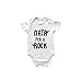 Body Neonato Manica Corta Rock – Nata per Il Rock – Body Rock - Body Bambino Unisex 100% Cotone Morbido e Traspirante - Abbigliamento Prima Infanzia Bimbo - 6 Mesi