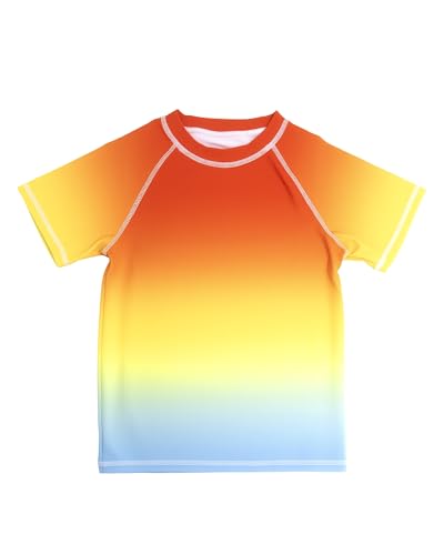 UV Shirt Jungen Kurzarm UPF 50+ Schwimmshirt Kinder für 3-11...
