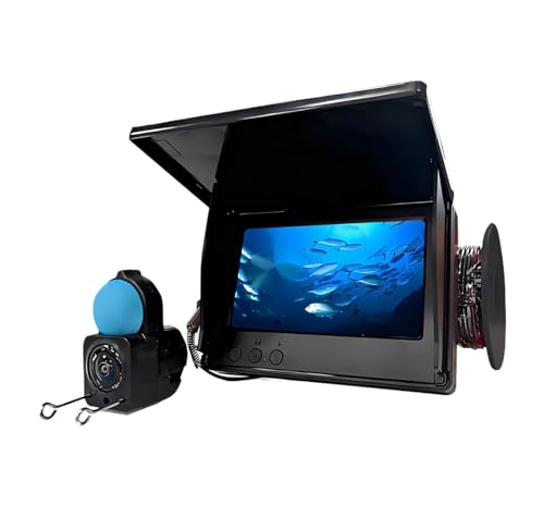 ポータブル魚群探知機 水中ハンドヘルド 1080P 4.3インチ LCD 水中 220° 釣りカメラ ナイトビジョン付き 鮮明な画像を提供(15m)
