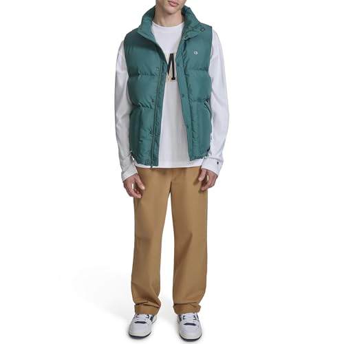 Image of Champion Men's Puffer Vest With Logo