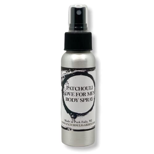 Patchouli Love for Men Perfume Body Spray 2.5 Ounces