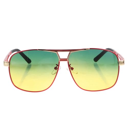 CLISPEED Gafas de Sol Polarizadas Diseño Estilizado para Hombre Protección UV y Ajuste Automático de Tintado Decoracion Verano para Conducción y Actividades al Aire Libre