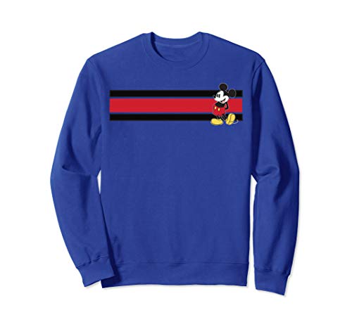 Sweat-shirt Mickey Mouse Disney à rayures anti-bouloche confort durable