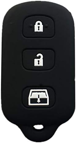 Rpkey Silicone Keyless Entry Remote Control Key Fob Cover Case protector Replacement Fit For 1999-2009 Toyota 4Runner 2001-2008 Toyota Sequoia HYQ12BBX HYQ12BAN HYQ1512Y