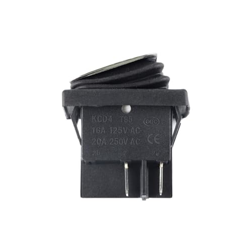 Interrupteur à bascule KCD4 4 broches bouton LED rouge 20A - 3